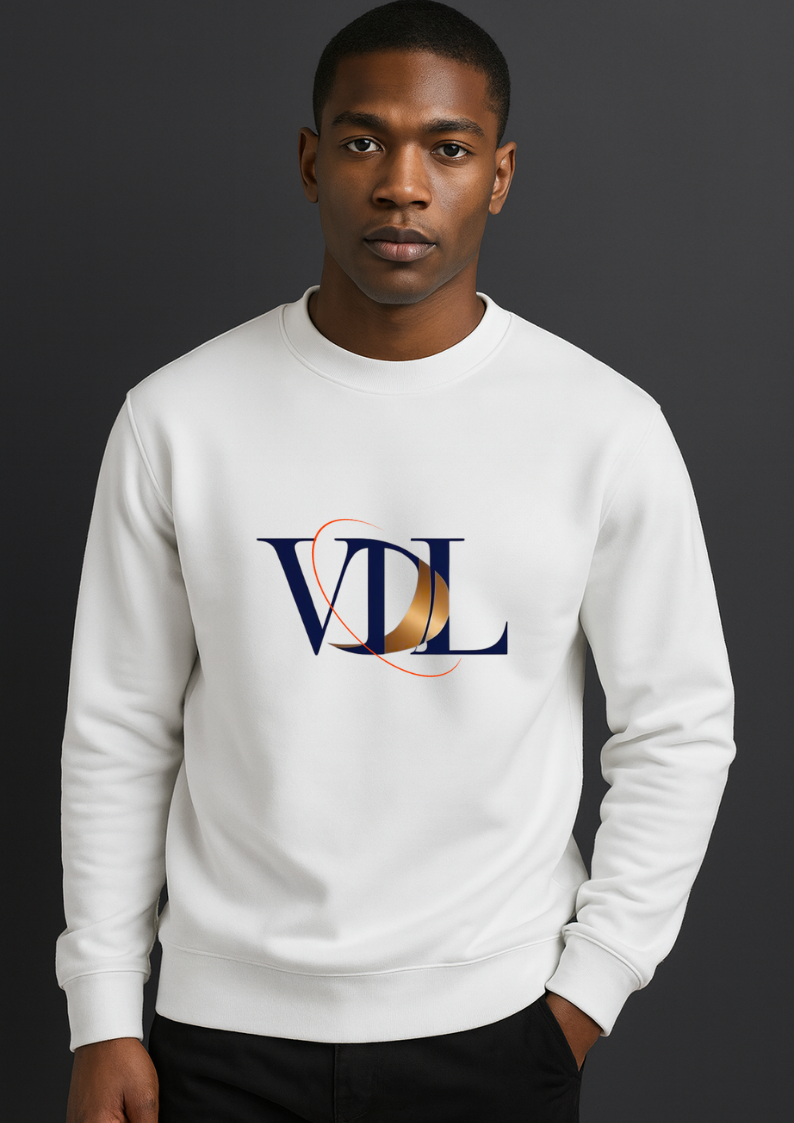 miniature de Pull Blanc avec logo au centre