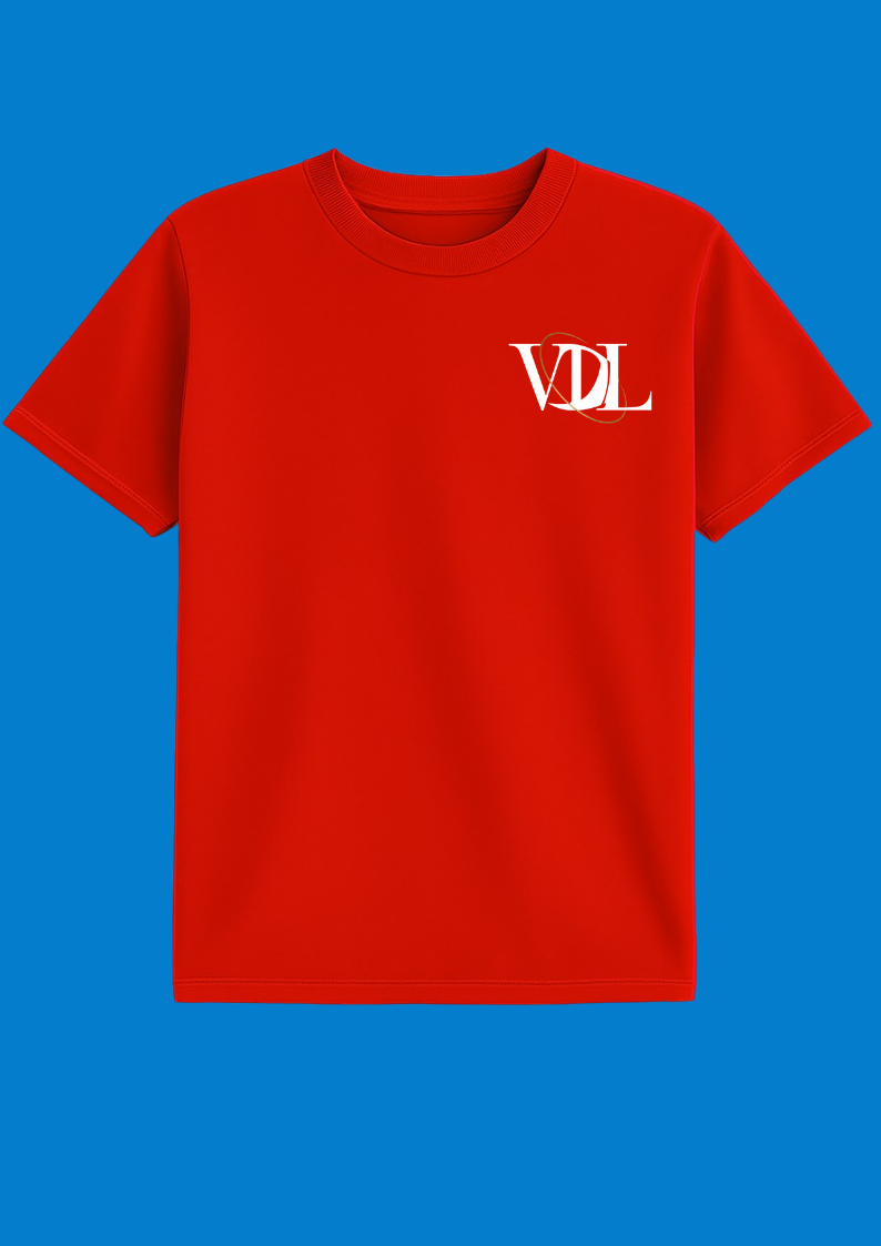 T-shirt Rouge Élégance au quotidien